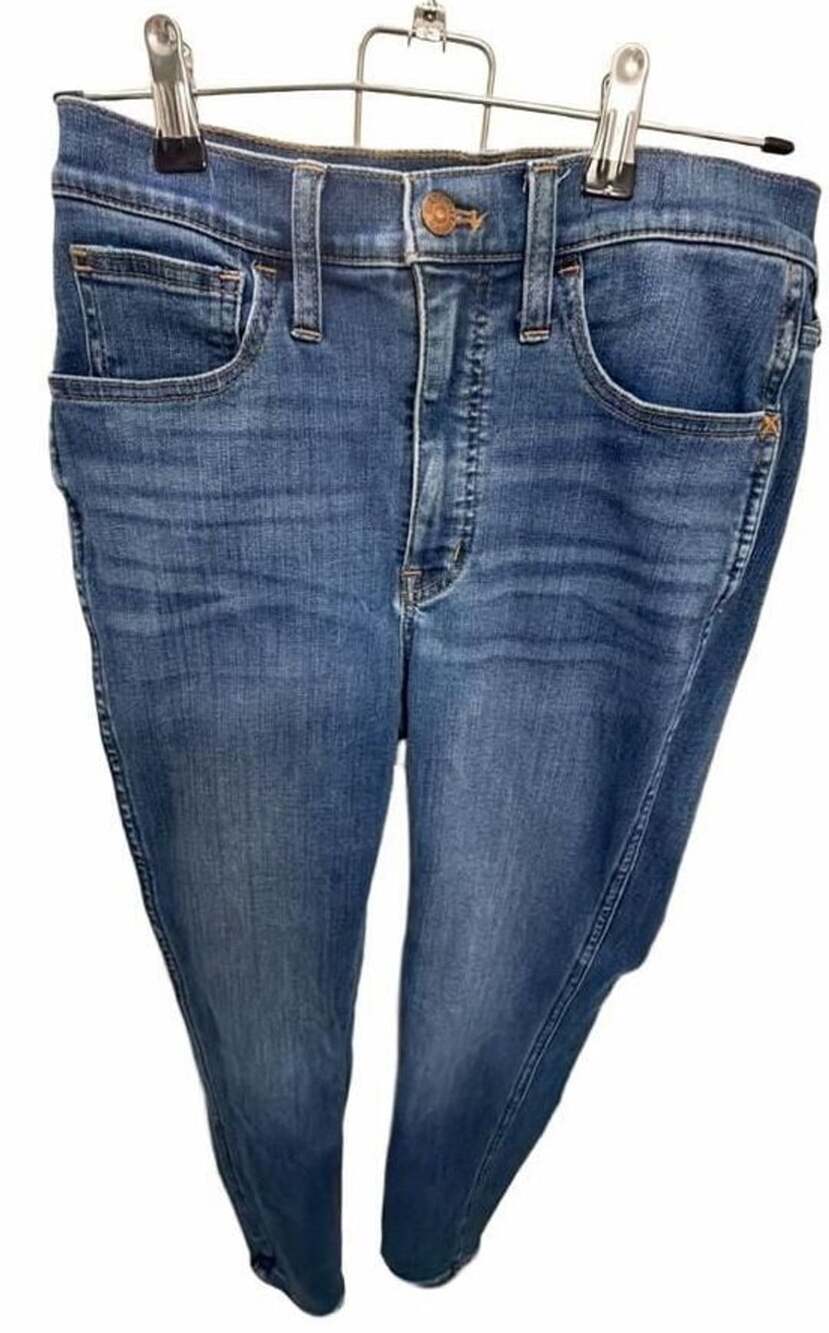 Madewell Roadtripper Supersoft Jeans 27 High Rise Skinny Playford Wash MA493